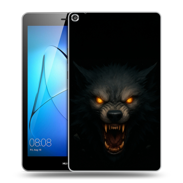 Силиконовый чехол на Huawei MediaPad T3 8 с принтом Волк