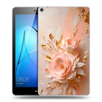 Силиконовый чехол на Huawei MediaPad T3 8 с принтом женский