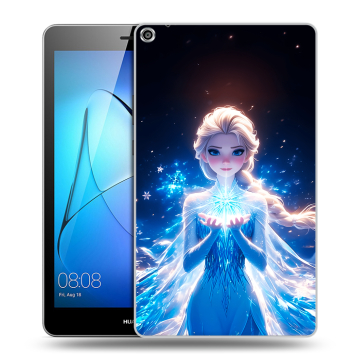 Силиконовый чехол на Huawei MediaPad T3 8 с принтом Холодное сердце Frozen