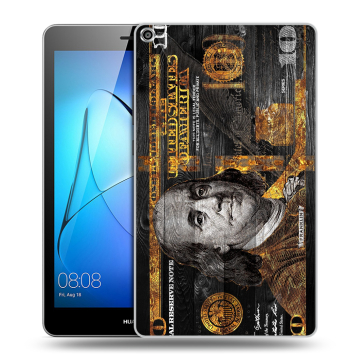 Силиконовый чехол на Huawei MediaPad T3 8 с принтом Доллар деньги