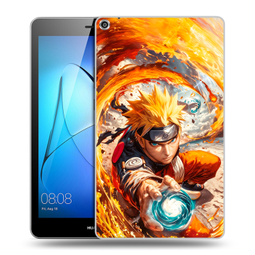 Силиконовый чехол на Huawei MediaPad T3 8 с принтом Аниме Наруто Naruto