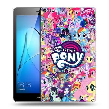 Силиконовый чехол на Huawei MediaPad T3 8 с принтом My little pony Дружба чудо