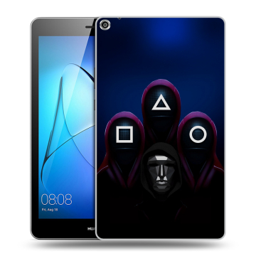 Силиконовый чехол на Huawei MediaPad T3 8 с принтом Игра Кальмара