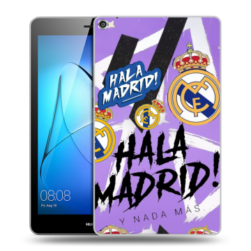 Силиконовый чехол на Huawei MediaPad T3 8 с принтом Real Madrid Реал Мадрид