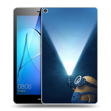 Силиконовый чехол на Huawei MediaPad T3 8 с принтом Миньоны