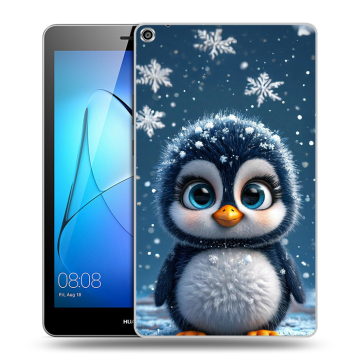 Силиконовый чехол на Huawei MediaPad T3 8 с принтом Новый год