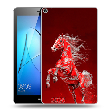 Силиконовый чехол на Huawei MediaPad T3 8 с принтом Новый год