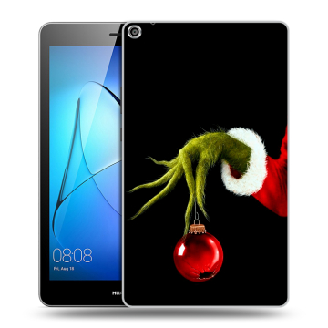 Силиконовый чехол на Huawei MediaPad T3 8 с принтом Новый год Гринч