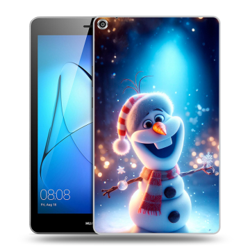 Силиконовый чехол на Huawei MediaPad T3 8 с принтом Новый год