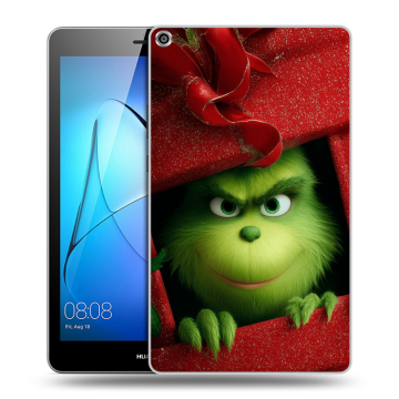 Силиконовый чехол на Huawei MediaPad T3 8 с принтом Новый год