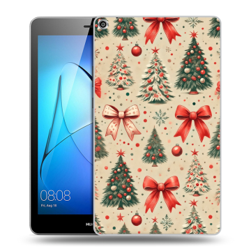 Силиконовый чехол на Huawei MediaPad T3 8 с принтом Новый год
