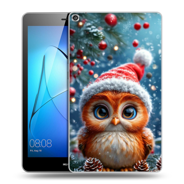 Силиконовый чехол на Huawei MediaPad T3 8 с принтом Новый год