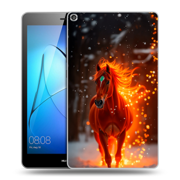 Силиконовый чехол на Huawei MediaPad T3 8 с принтом Новый год