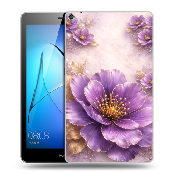 Силиконовый чехол на Huawei MediaPad T3 8 с принтом женский