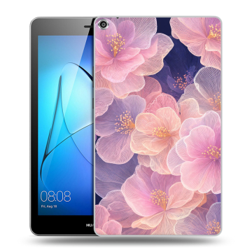Силиконовый чехол на Huawei MediaPad T3 8 с принтом женский