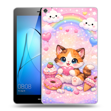 Силиконовый чехол на Huawei MediaPad T3 8 с принтом для девочек