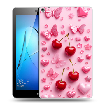 Силиконовый чехол на Huawei MediaPad T3 8 с принтом для девочек