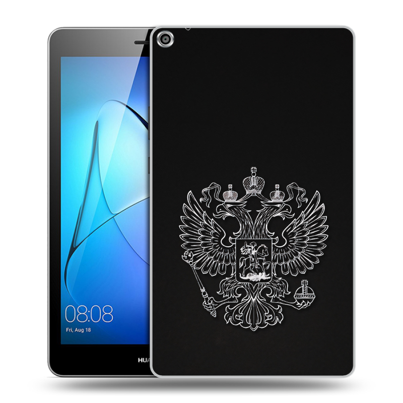 Силиконовый чехол на Huawei MediaPad T3 8 с принтом Герб России Силиконовый чехол на Huawei MediaPad T3 8 с принтом Герб России