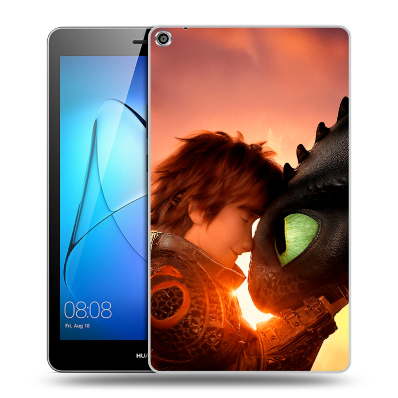 Силиконовый чехол на Huawei MediaPad T3 8 с принтом Как приручить дракона Силиконовый чехол на Huawei MediaPad T3 8 с принтом Как приручить дракона