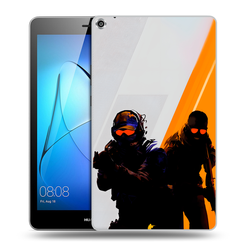 Силиконовый чехол на Huawei MediaPad T3 8 с принтом Контер страйк Counter strike Силиконовый чехол на Huawei MediaPad T3 8 с принтом Контер страйк Counter strike