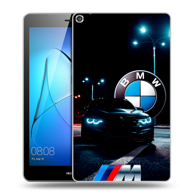 Силиконовый чехол на Huawei MediaPad T3 8 с принтом БМВ BMW Силиконовый чехол на Huawei MediaPad T3 8 с принтом БМВ BMW