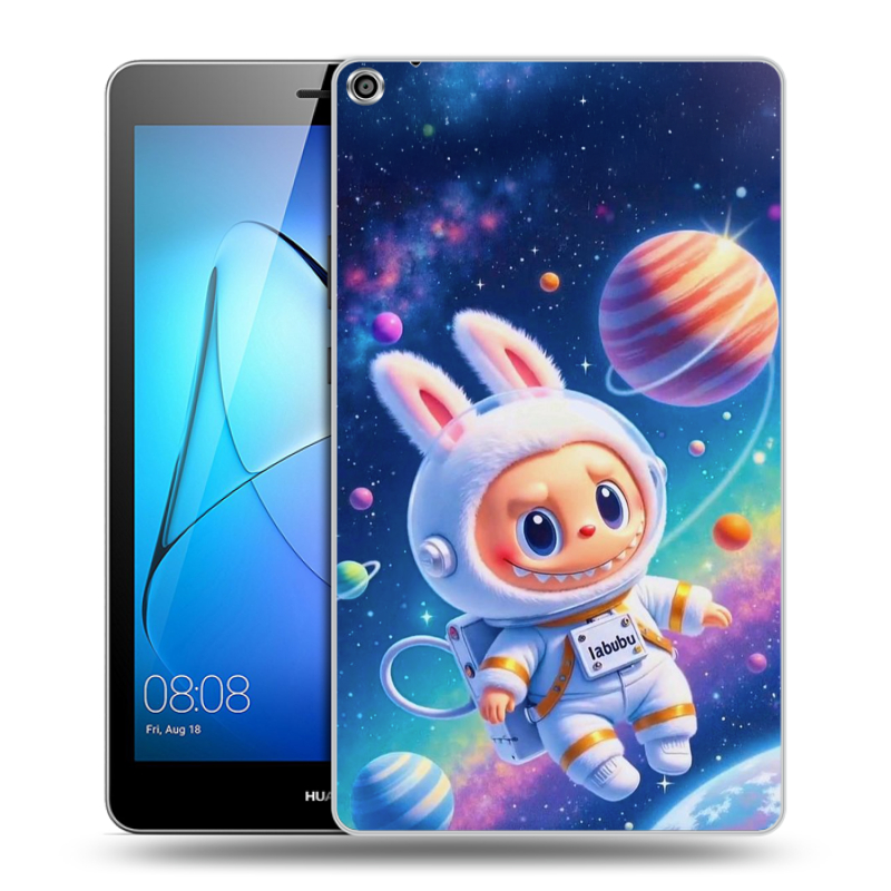 Силиконовый чехол на Huawei MediaPad T3 8 с принтом Labubu Лабубу Силиконовый чехол на Huawei MediaPad T3 8 с принтом Labubu Лабубу