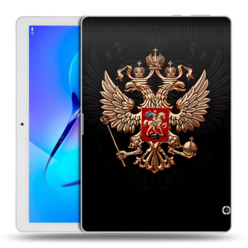 Силиконовый чехол на планшета Huawei MediaPad T3 10 с принтом Герб России Силиконовый чехол на планшета Huawei MediaPad T3 10 с принтом Герб России