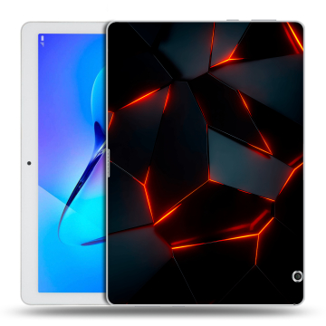 Силиконовый чехол на планшета Huawei MediaPad T3 10 с принтом Яркие абстракции Силиконовый чехол на планшета Huawei MediaPad T3 10 с принтом Яркие абстракции