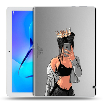 Силиконовый чехол на планшета Huawei MediaPad T3 10 с принтом Женские принты Силиконовый чехол на планшета Huawei MediaPad T3 10 с принтом Женские принты