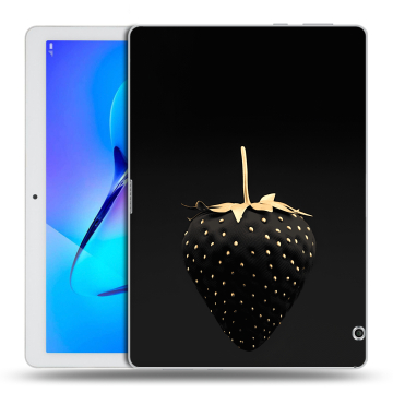 Силиконовый чехол на планшета Huawei MediaPad T3 10 с принтом Черная клубника Силиконовый чехол на планшета Huawei MediaPad T3 10 с принтом Черная клубника