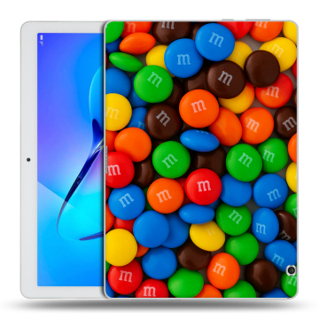 Силиконовый чехол на планшета Huawei MediaPad T3 10 с принтом Конфеты Силиконовый чехол на планшета Huawei MediaPad T3 10 с принтом Конфеты
