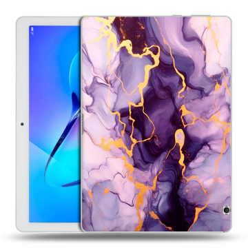 Силиконовый чехол на Huawei MediaPad T3 10 с принтом Мрамор Силиконовый чехол на Huawei MediaPad T3 10 с принтом Мрамор