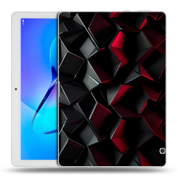 Силиконовый чехол на Huawei MediaPad T3 10 с принтом Абстракция Силиконовый чехол на Huawei MediaPad T3 10 с принтом Абстракция