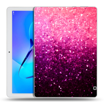 Силиконовый чехол на Huawei MediaPad T3 10 с принтом Блестки