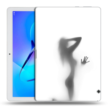 Силиконовый чехол на Huawei MediaPad T3 10 с принтом Силуэт