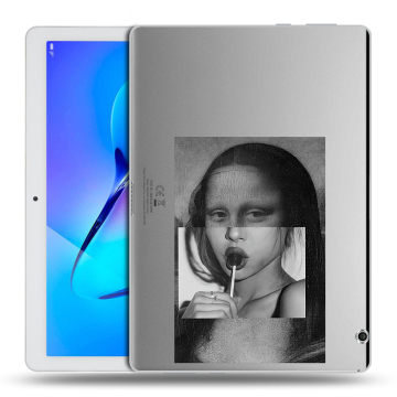 Силиконовый чехол на Huawei MediaPad T3 10 с принтом Мона Лиза Силиконовый чехол на Huawei MediaPad T3 10 с принтом Мона Лиза