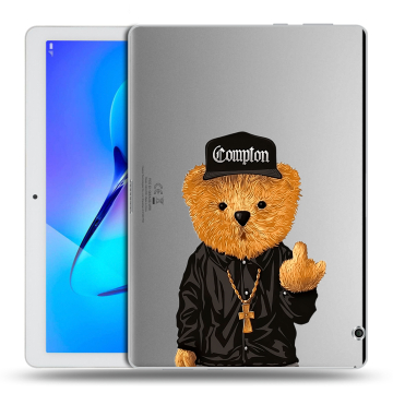 Силиконовый чехол на Huawei MediaPad T3 10 с принтом Плюшевый медведь Силиконовый чехол на Huawei MediaPad T3 10 с принтом Плюшевый медведь