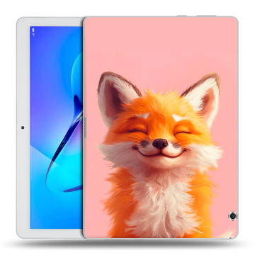 Силиконовый чехол на Huawei MediaPad T3 10 с принтом милая лиса Силиконовый чехол на Huawei MediaPad T3 10 с принтом милая лиса