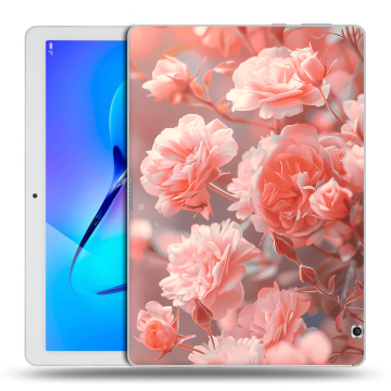 Силиконовый чехол на Huawei MediaPad T3 10 с принтом Розы цветы Силиконовый чехол на Huawei MediaPad T3 10 с принтом Розы цветы