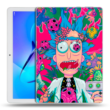Силиконовый чехол на Huawei MediaPad T3 10 с принтом Рик и Морти Rick Morty Силиконовый чехол на Huawei MediaPad T3 10 с принтом Рик и Морти Rick Morty