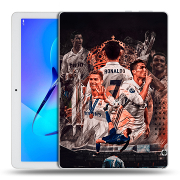 Силиконовый чехол на Huawei MediaPad T3 10 с принтом Реал Роналдо Real Ronaldo