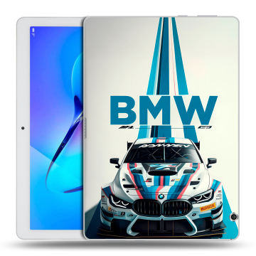 Силиконовый чехол на Huawei MediaPad T3 10 с принтом БМВ BMW Силиконовый чехол на Huawei MediaPad T3 10 с принтом БМВ BMW