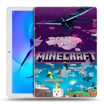 Силиконовый чехол на Huawei MediaPad T3 10 с принтом Майнкрафт Minecraft Силиконовый чехол на Huawei MediaPad T3 10 с принтом Майнкрафт Minecraft