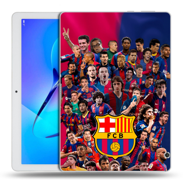 Силиконовый чехол на Huawei MediaPad T3 10 с принтом Барселона Barcelona