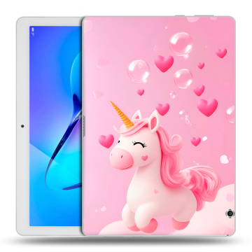 Силиконовый чехол на Huawei MediaPad T3 10 с принтом Единорог Силиконовый чехол на Huawei MediaPad T3 10 с принтом Единорог