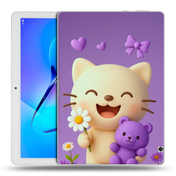 Силиконовый чехол на Huawei MediaPad T3 10 с принтом для девочек Силиконовый чехол на Huawei MediaPad T3 10 с принтом для девочек