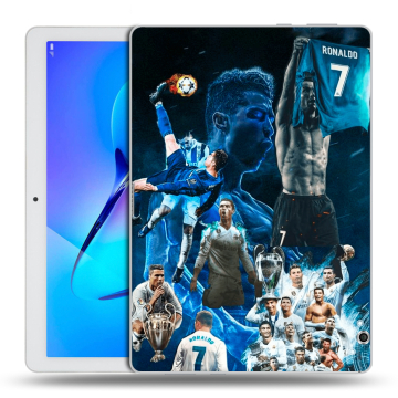 Силиконовый чехол на Huawei MediaPad T3 10 с принтом Реал Роналдо