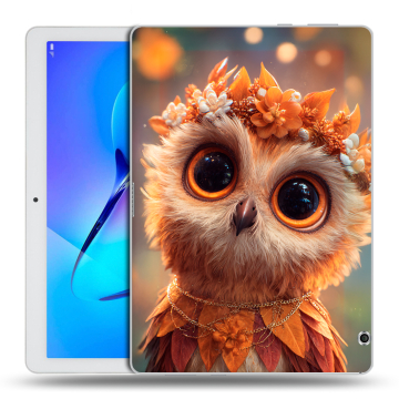 Силиконовый чехол на Huawei MediaPad T3 10 с принтом Милая сова