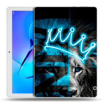 Силиконовый чехол на Huawei MediaPad T3 10 с принтом Король лев