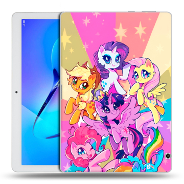 Силиконовый чехол на Huawei MediaPad T3 10 с принтом My little pony Дружба чудо Силиконовый чехол на Huawei MediaPad T3 10 с принтом My little pony Дружба чудо